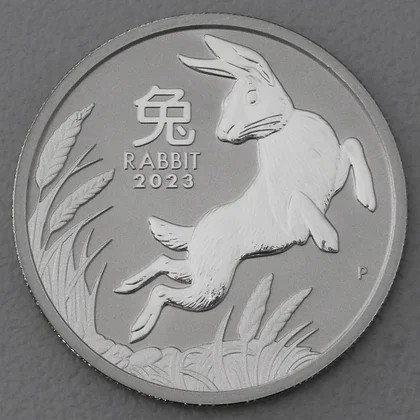1oz Platinmünze Lunar III, 2023