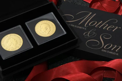 1oz Goldmünze Britannia-Set, Queen Elizabeth II und King Charles III
