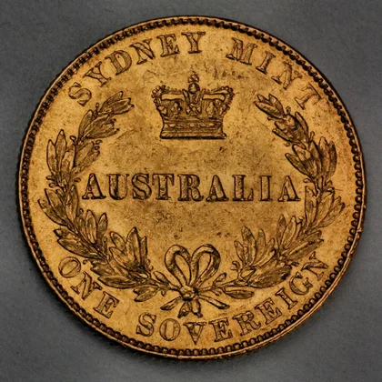 Australische Sovereign Goldmünze
