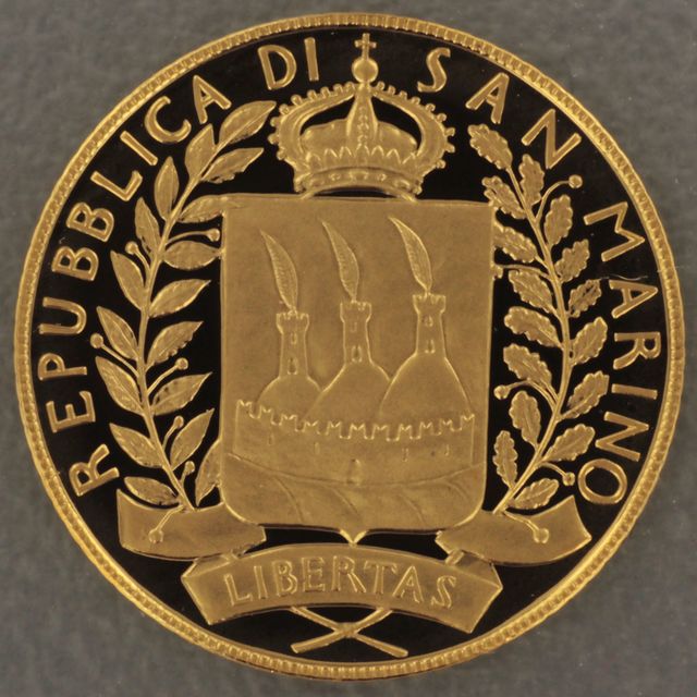20 Euro Goldmünze San Marino 2007