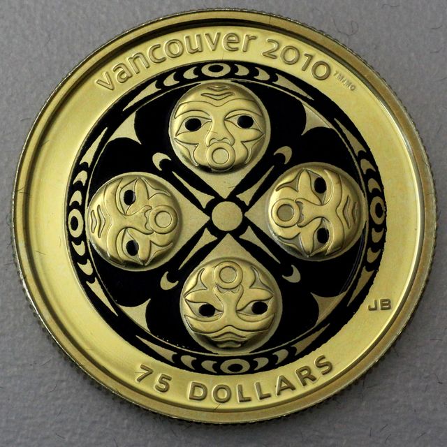 75 Dollars Goldmünze Kanada 2008 (nur 583er Gold)