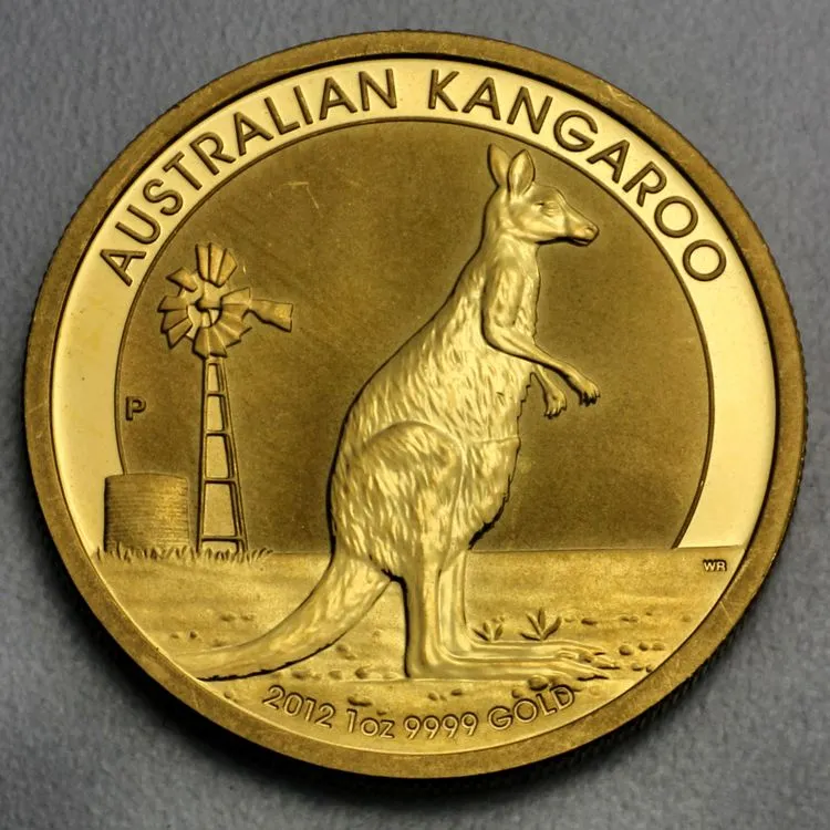 Australien Känguru Goldmünze 2012
