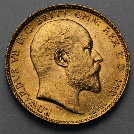 Sovereign Münze König Eduard VII