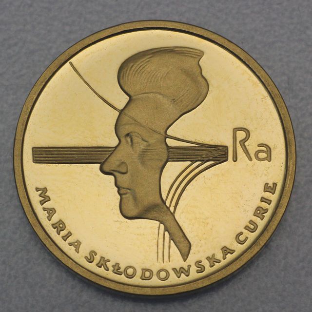 Goldmünze 2000 Zloty Polen 1979 Maria Skiodowska