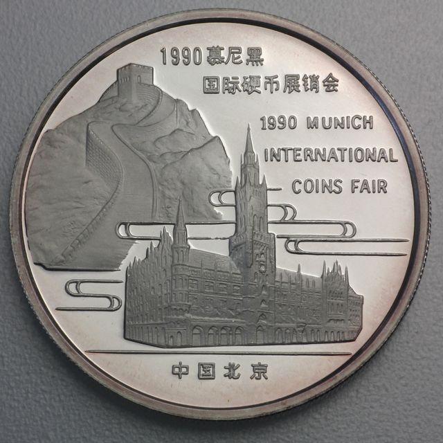 China Panda Silbermünzen Munich Coin Show