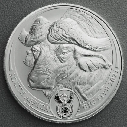 Silbermünze 1oz Big Five Serie I - 2021 Büffel