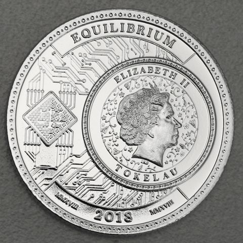Silbermünze 1oz Tokelau Equilibrium 2018
