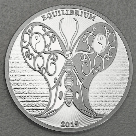 Silbermünze 1oz Tokelau Equilibrium 2019