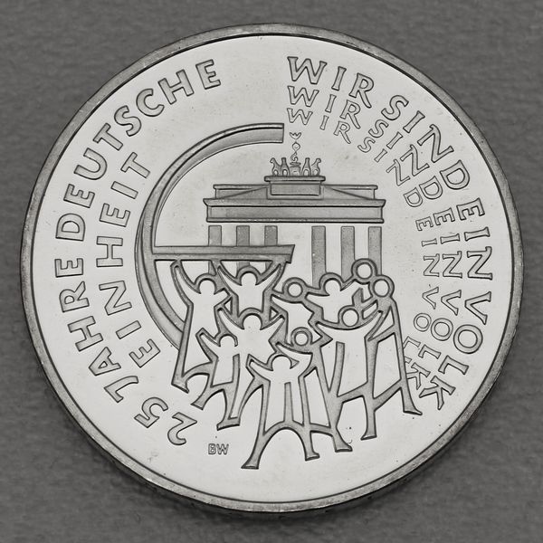 Silbermünze 25 Euro 2015 - Sondermünze 25 Jahre Deutsche Einheit