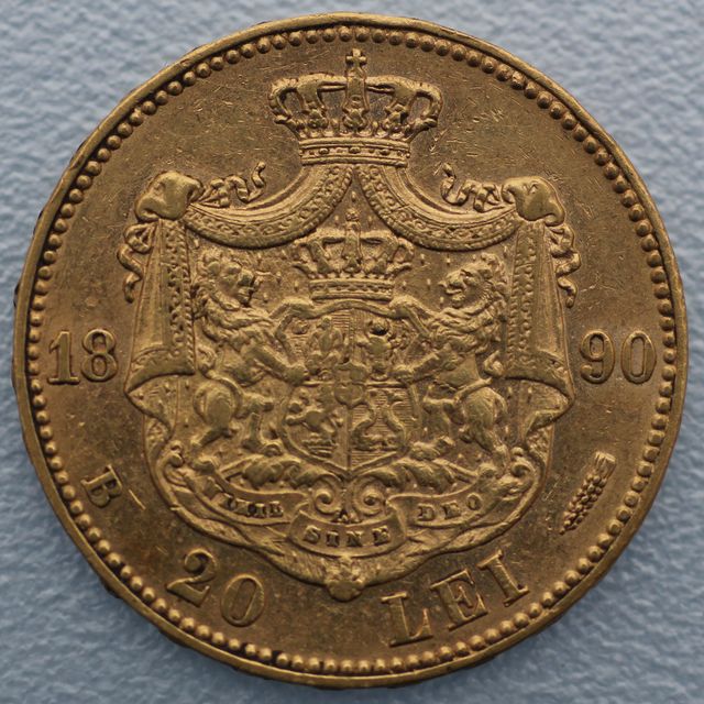 20 Lei Goldmünze