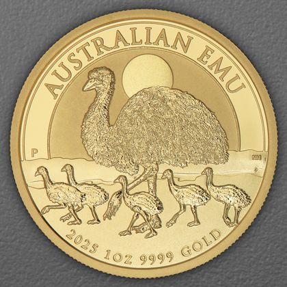 1oz Goldmünze, Australian Emu, 2025