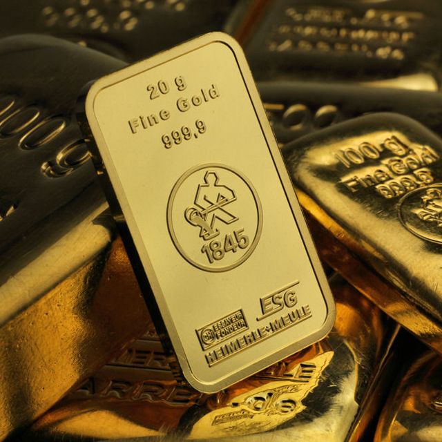 Investmentbarren Gold