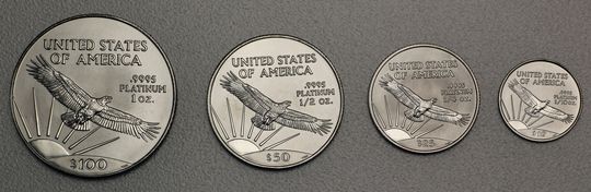 Platinmünzen Eagle 1997