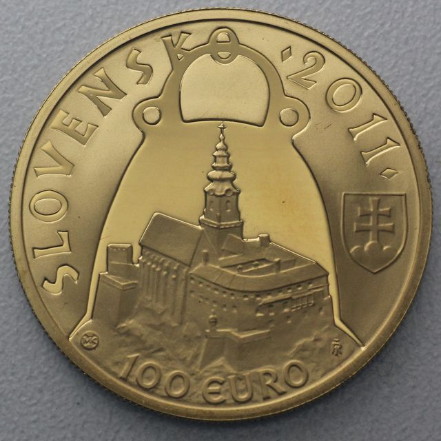 Goldmünzen 100 Euro 2011 Pribina von Nitra