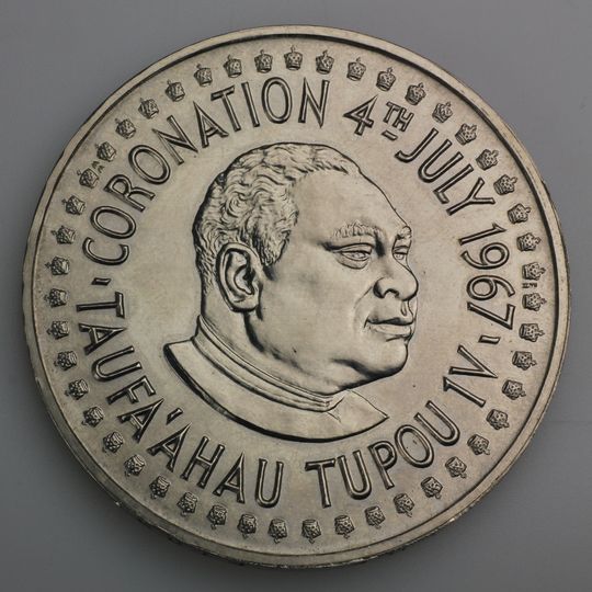 1 Hau Palladiummünze Tonga 1967