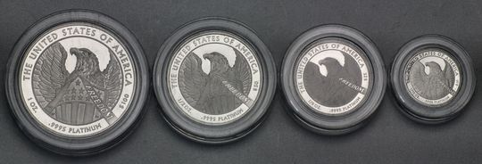 US Platin Eagle Münzen 1 oz,, 1/2 oz, 1/4 oz, 1/10 oz