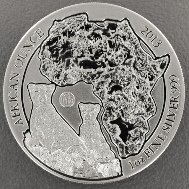 Silbermünze African Ounce 2013 - Gepard