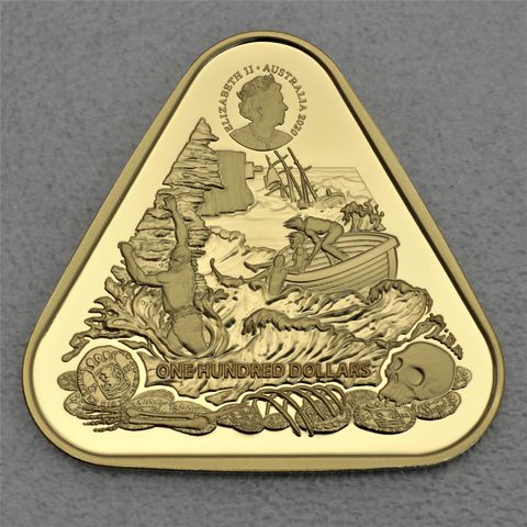 Goldmünze 1oz Triangular Zuytdrop 2020 