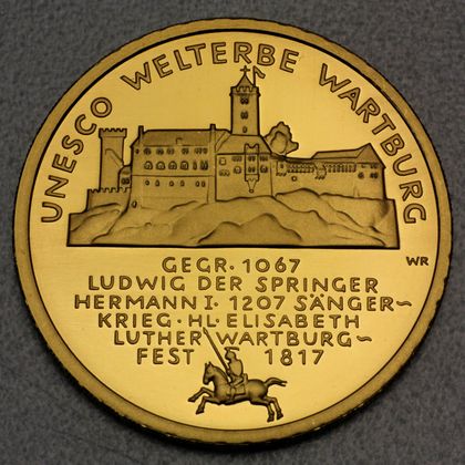 100 Euro Goldmünze "Wartburg" 2011