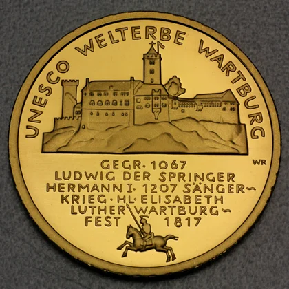 100 Euro Goldmünze "Wartburg" 2011