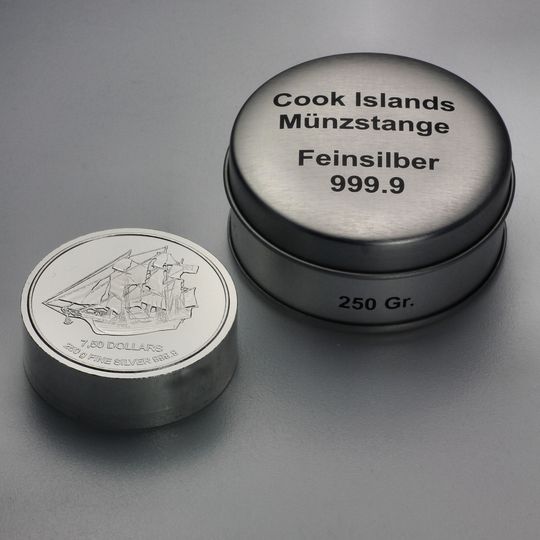 250g Silbermünze / Silberstange Cook Islands