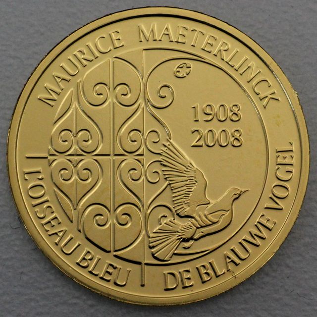 50 Euro Goldmünze Belgien 2008