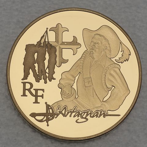 Goldmünze 50 Euro Frankreich 2012 - D'Artagnan