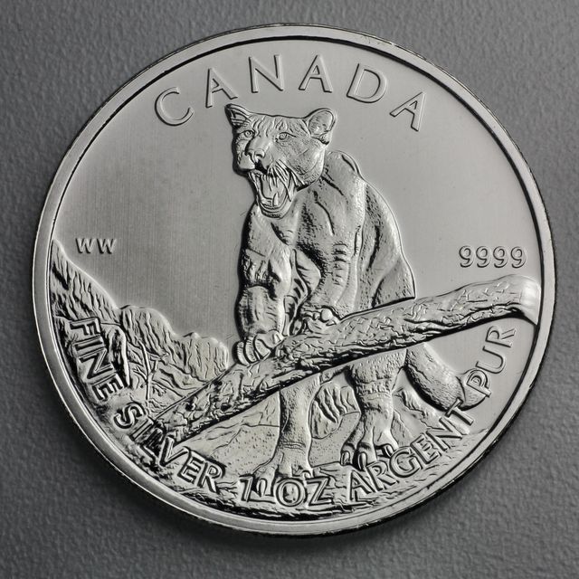 Silbermünze 1oz Canadian Wildlife 2012 Puma