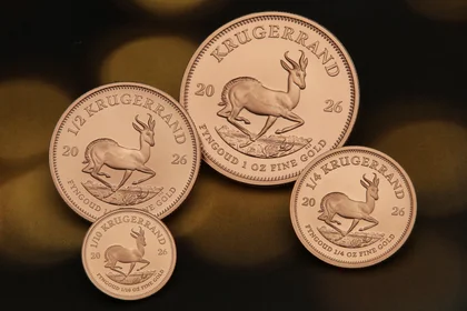 Goldmünze Krügerrand 2026 in verschiedenen Stückelungen 