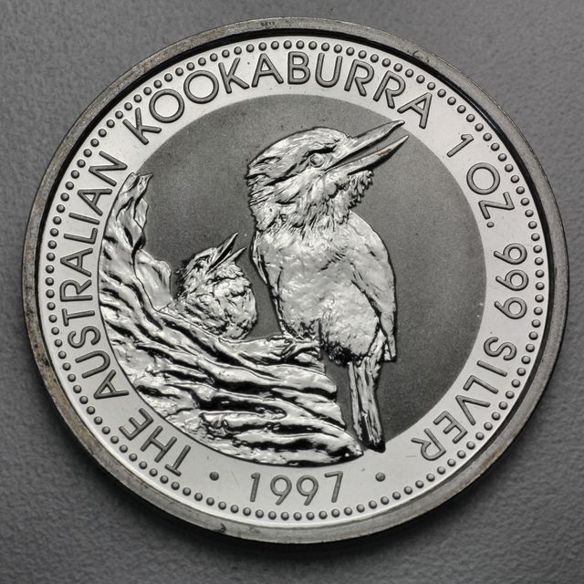 Kookaburra Silbermünze 1997