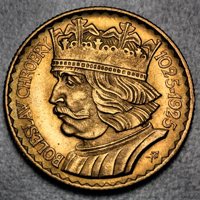 20 Zloty Goldmünze Boleslaw I 1925