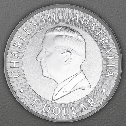 Australian Kangaroo, 1oz Silbermünze 2026, König Charles III