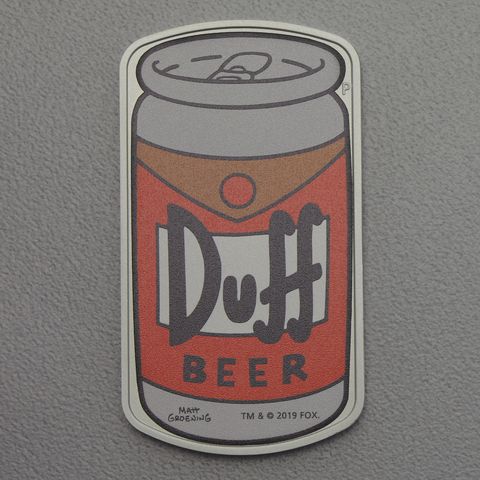 Silber Münzbarren 1oz The Simpsons 2019 - Duff Beer coloriert