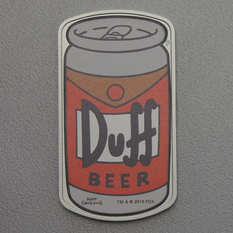 Silber Münzbarren 1oz The Simpsons 2019 - Duff Beer coloriert