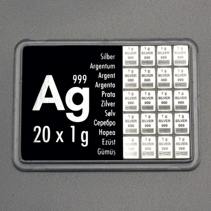 20g Silber CombiBar® Tafelbarren