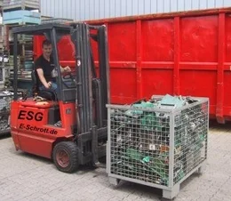 Materialeingang Elektronikschrott