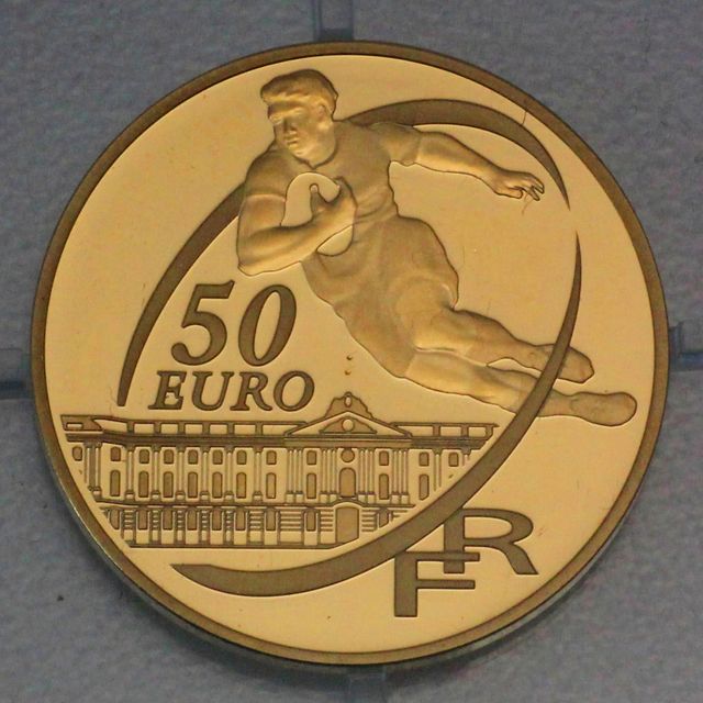 50 Euro Gedenkmünzen Frankreich Stade Toulousain 2010