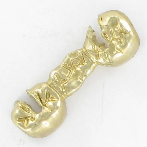 Einzelne Brücke / Einzelnes Zahngold Stück