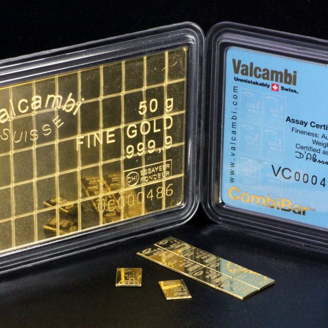 Valcambi CombiBar 50 x 1g Gold