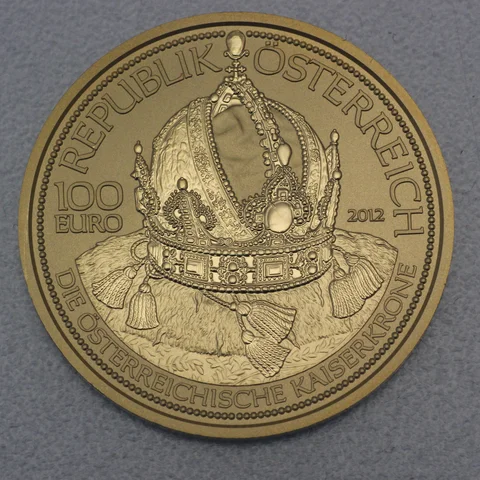 Goldmünze 100 Euro Österreich 2012 - Österreichische Kaiserkrone - Die Kronen der Habsburger