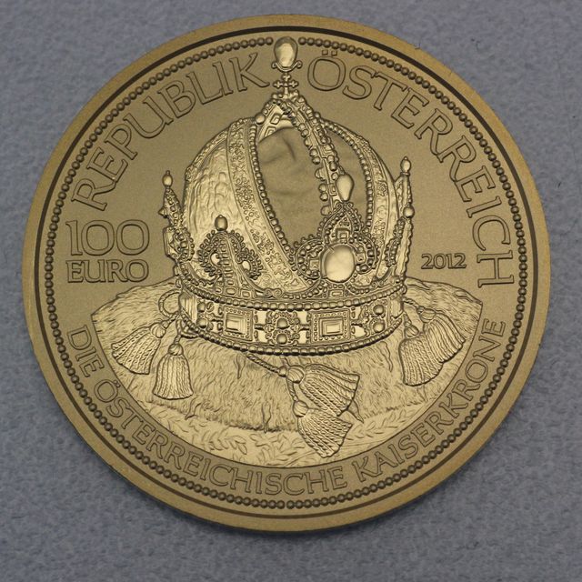 Goldmünze 100 Euro Österreich 2012 - Österreichische Kaiserkrone - Die Kronen der Habsburger