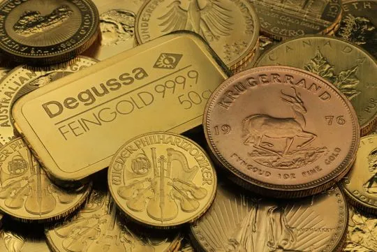 Anlagegold Goldmünzen und Goldbarren