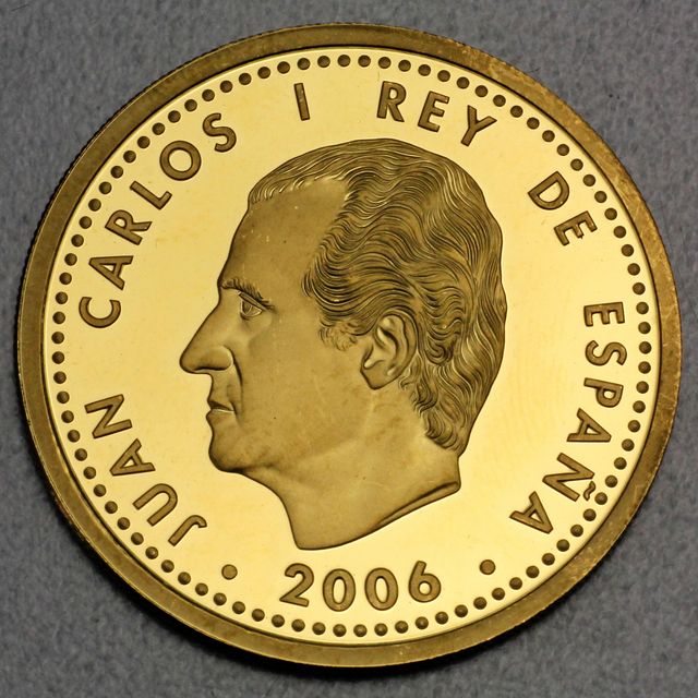 Goldmünze 200 Euro Spanien 2006 Juan Carlos
