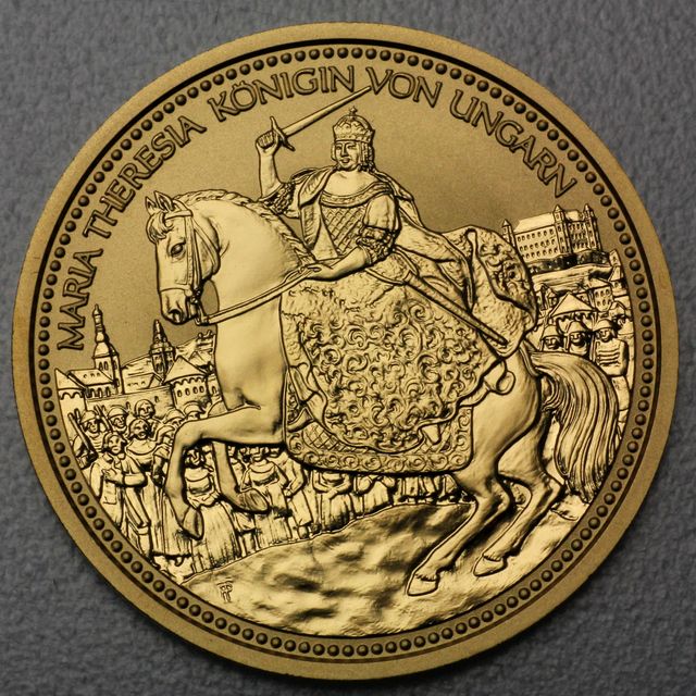 Goldmünze 100 Euro Österreich 2010 - Stephanskrone von Ungarn - Die Kronen der Habsburger
