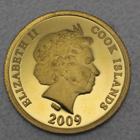 10 Dollar Cook Island Goldmünze 2009