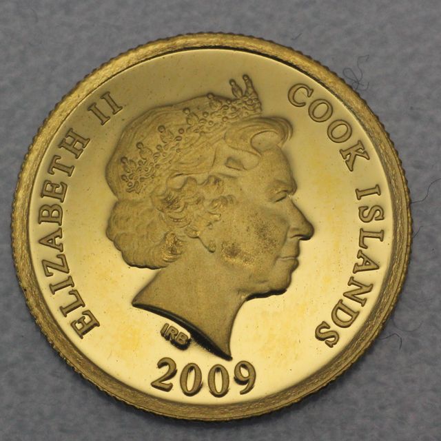10 Dollar Cook Island Goldmünze 2009