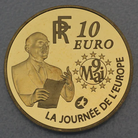 Goldmünze 10 Euro Frankreich 2006 - Schumann