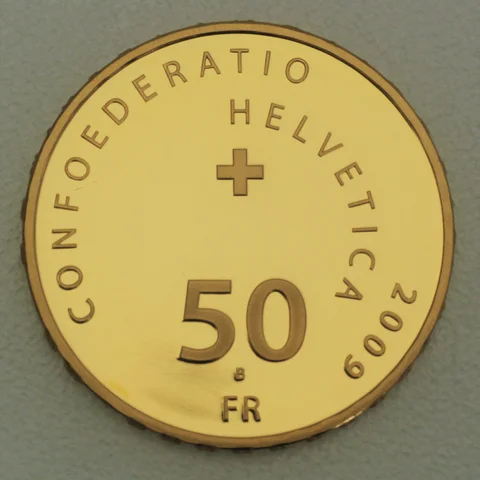 Goldmünze 50 Franken Schweiz 2009 - Pro Patria