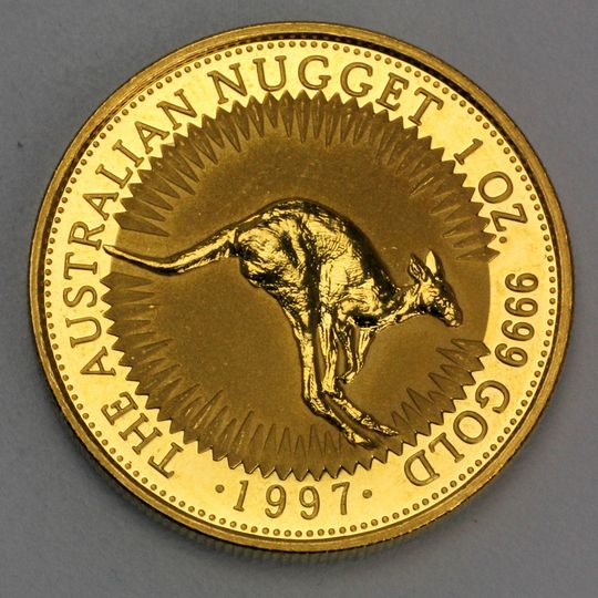 Australien Nugget / Känguru Goldmünze 1997