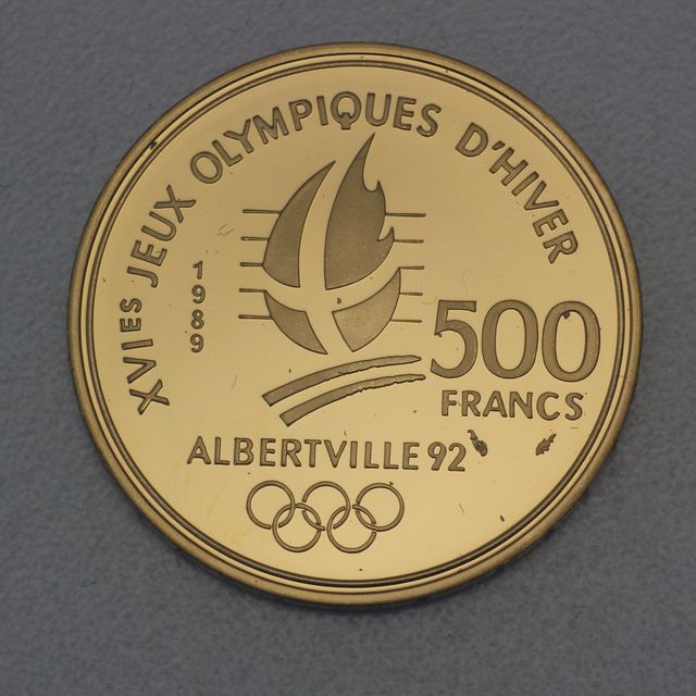 500 Francs Gedenkmünze 1992